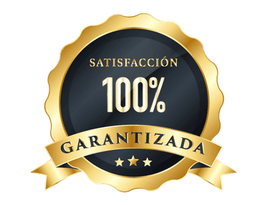 Sello de satisfaccion 100% garantizada